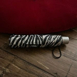Umbrella purse size zebra print